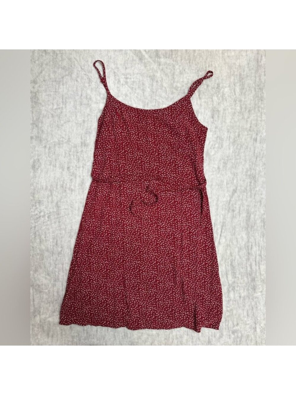 Brandy Melville Colleen Floral Red Dress